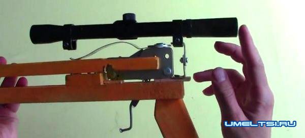 Пружинный арбалет своими руками-фото