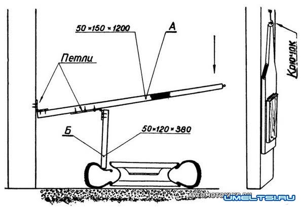 шиномонтажный станок своими руками-чертеж