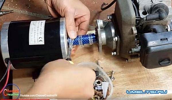 бензогенератор своими руками из бензокосы-поэтапное фото