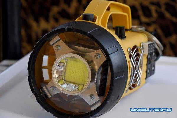 Мощный светодиодный фонарь своими руками-поєтапно