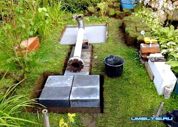 Кирпичная барбекю–коптильня своими руками