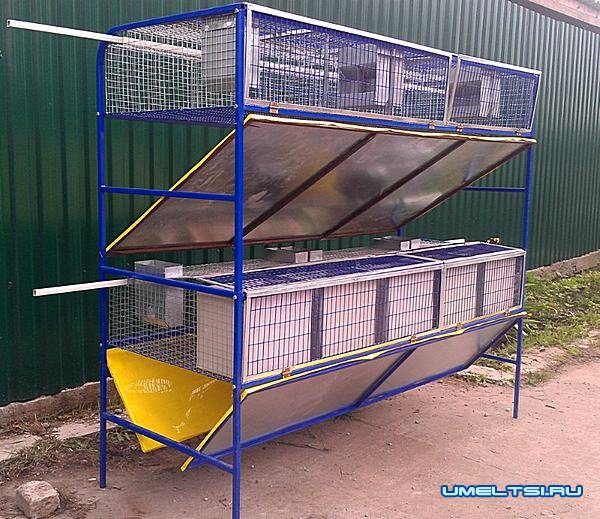 Готовые клетки из сетки для кроликов Готовые клетки из сетки для кроликов