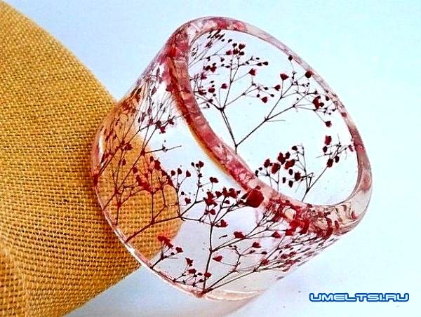 браслет из эпоксидной смолы