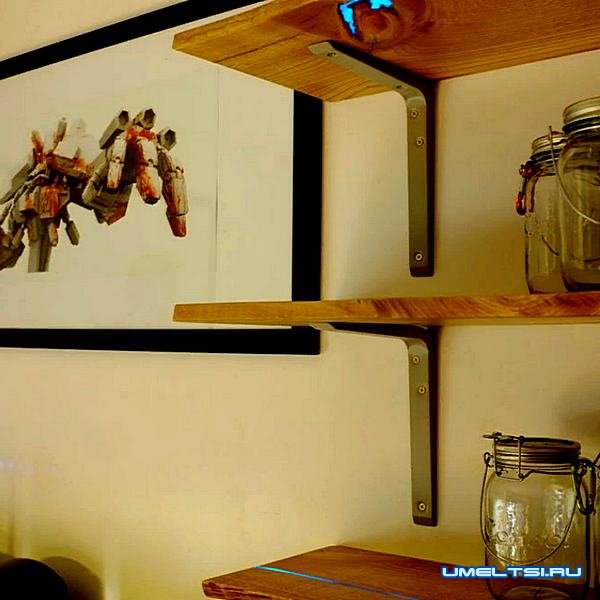 полка из эпоксидной смолы