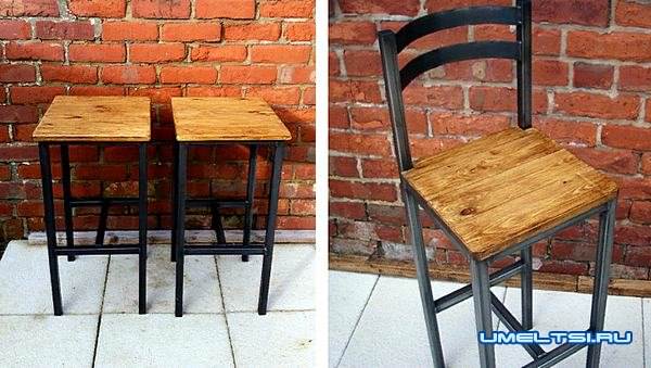 Изделия из профильной трубы-мебель