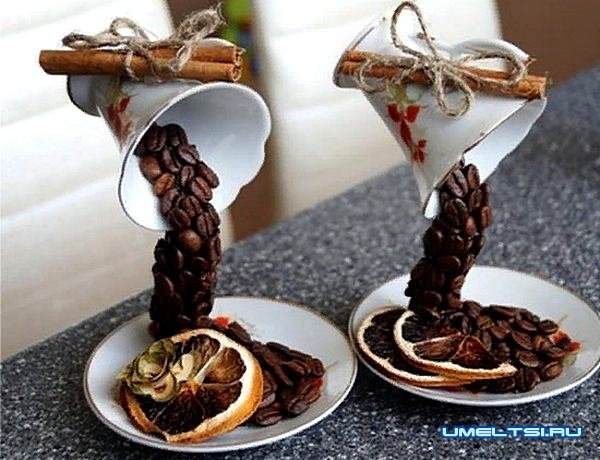 кофейный топиарий своими руками-варианты