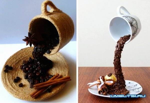 кофейный топиарий своими руками-варианты