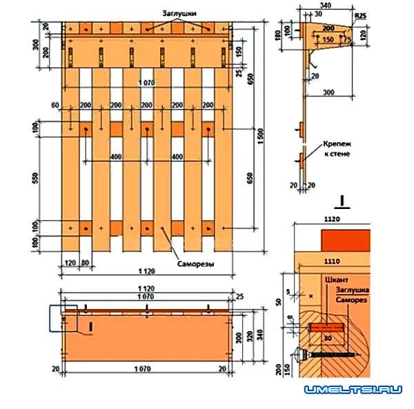 настенную вешалку своими руками