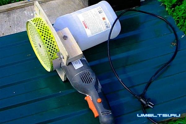 Зернодробилка из болгарки-чертежи