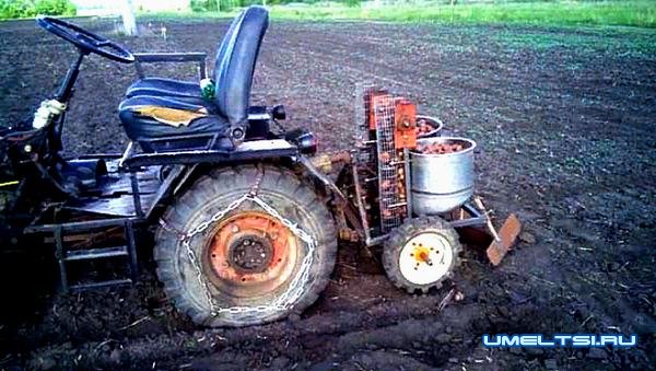 Картофелесажалка двухрядная