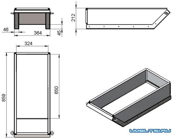 Санки для рыбалки зимой своими руками чертежи