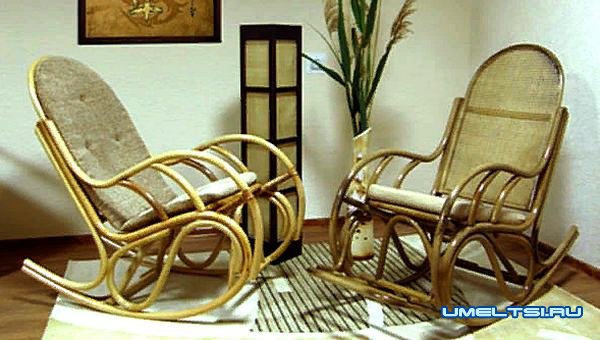 Наиболее распространенные модели кресла-качалки: ротанговое Наиболее распространенные модели кресла-качалки: ротанговое