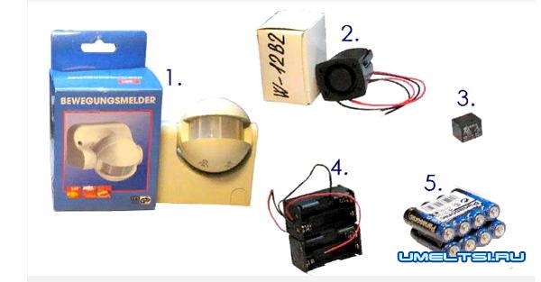 Простая сигнализация для дома, дачи