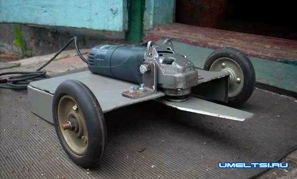 Что можно сделать с болгарки-газонокосилка