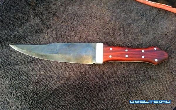 нож с рессоры-накладка