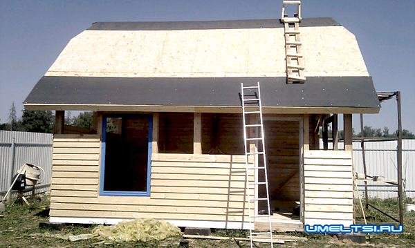 дачный домик своими руками-поэтапно