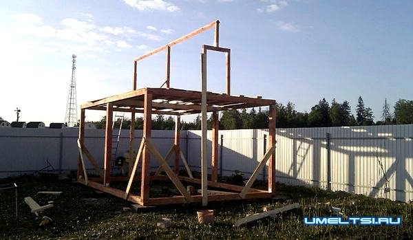 дачный домик своими руками-поэтапно