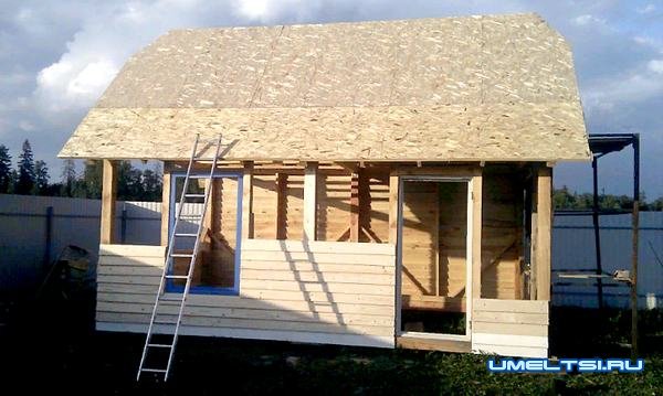 дачный домик своими руками-поэтапно