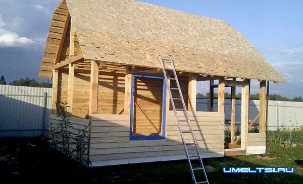 дачный домик своими руками-поэтапно