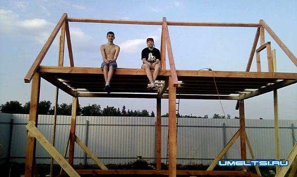 дачный домик своими руками-поэтапно