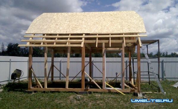 дачный домик своими руками-поэтапно
