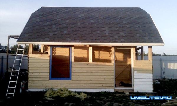 дачный домик своими руками-поэтапно