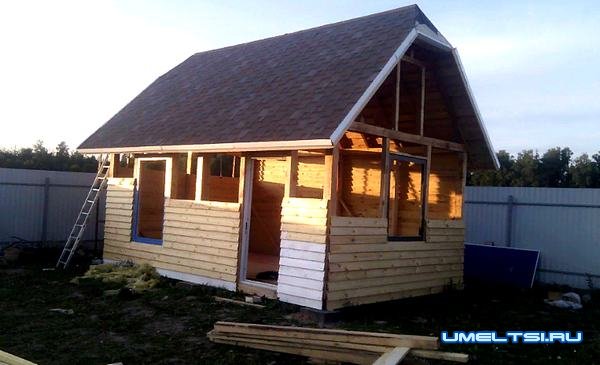 дачный домик своими руками-поэтапно