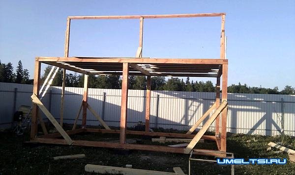 дачный домик своими руками-поэтапно