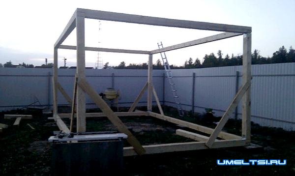 дачный домик своими руками-поэтапно