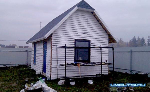 дачный домик своими руками-поэтапно