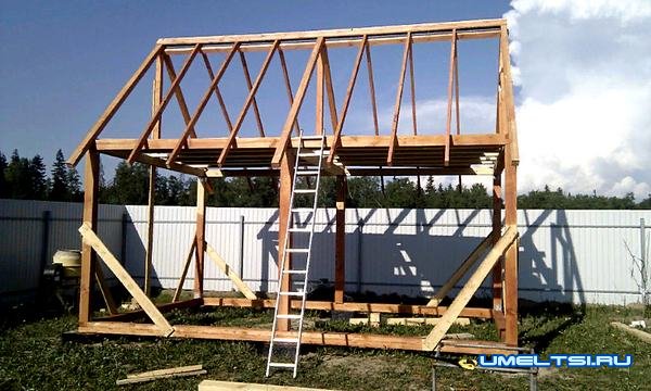 дачный домик своими руками-поэтапно