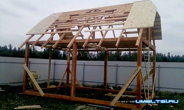 дачный домик своими руками-поэтапно