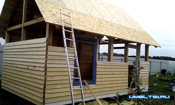 дачный домик своими руками-поэтапно