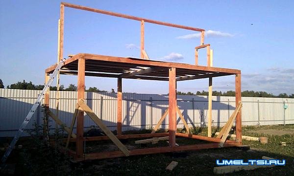 дачный домик своими руками-поэтапно