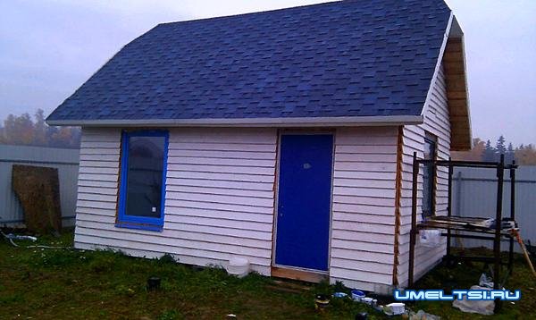 дачный домик своими руками-поэтапно