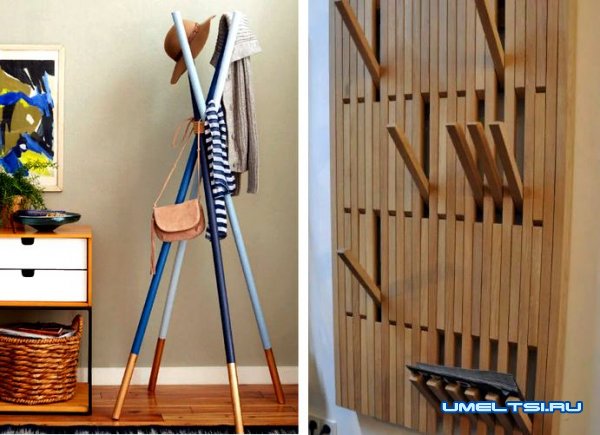 Вешалка для одежды своими руками