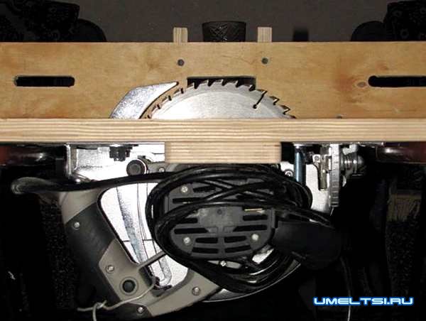 Циркулярка из дисковой пилы