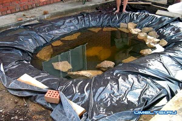 Водоем из полиэтилена своими руками Водоем из полиэтилена своими руками