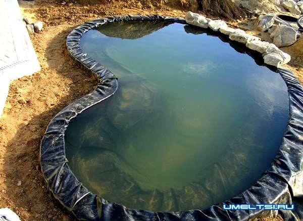 Водоем из полиэтилена своими руками Водоем из полиэтилена своими руками