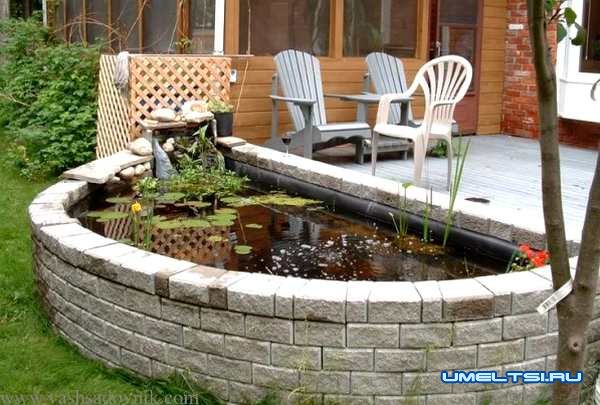 Приподнятый пруд своими руками Приподнятый пруд своими руками