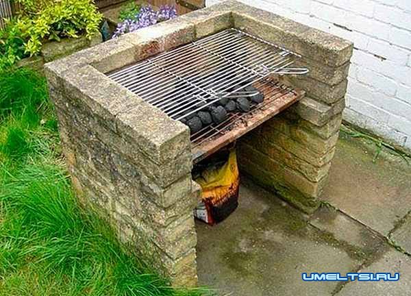 Как построить кирпичный гриль на даче (стационарный гриль)