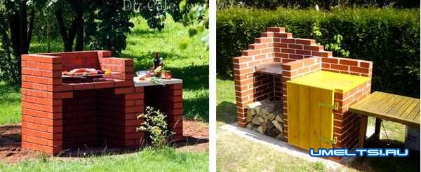 Как построить кирпичный гриль на даче (стационарный гриль)