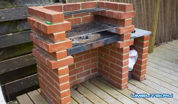 Как построить кирпичный гриль на даче (стационарный гриль)