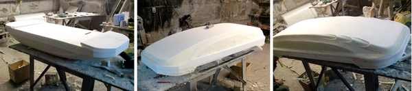 Бокс на крышу авто из пластика