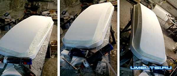 Бокс на крышу авто из пластика