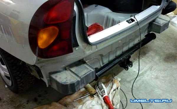 Фаркоп своими руками для «Ланоса»