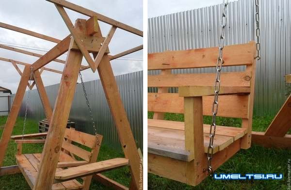 Качели для дачи