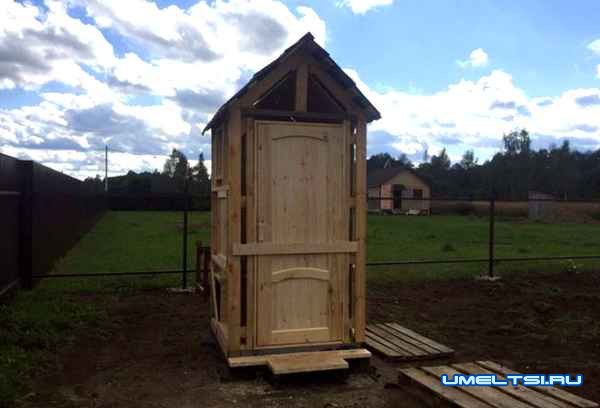 Пошаговое описание строительства туалета