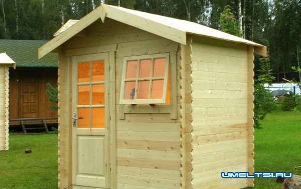 туалет из дерева