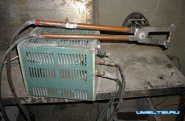 общий вид точечной электросварки